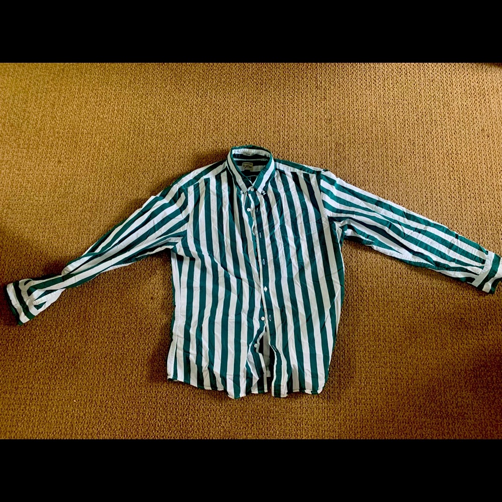 2 J.Crew Butcherblock Striped Button Downs (RARE)